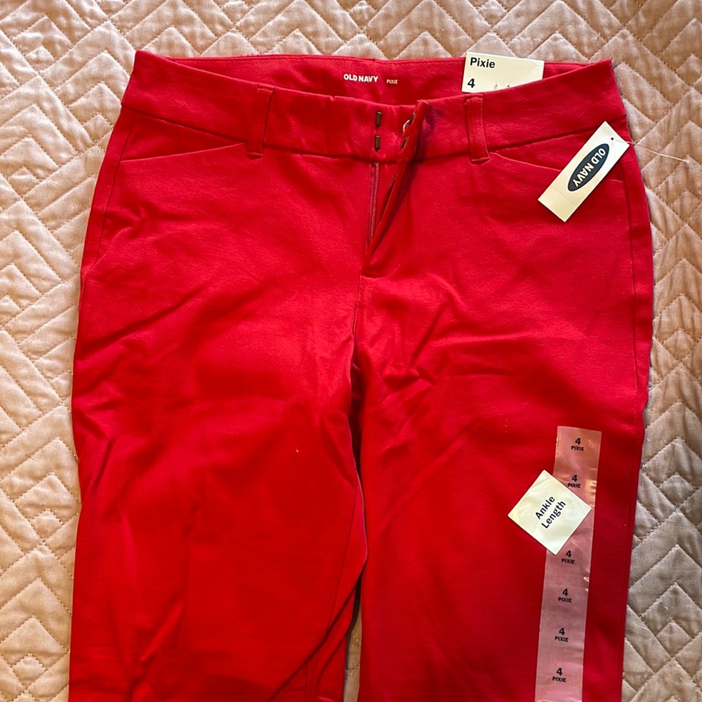 New With Tags - Women Red Dress Pants
